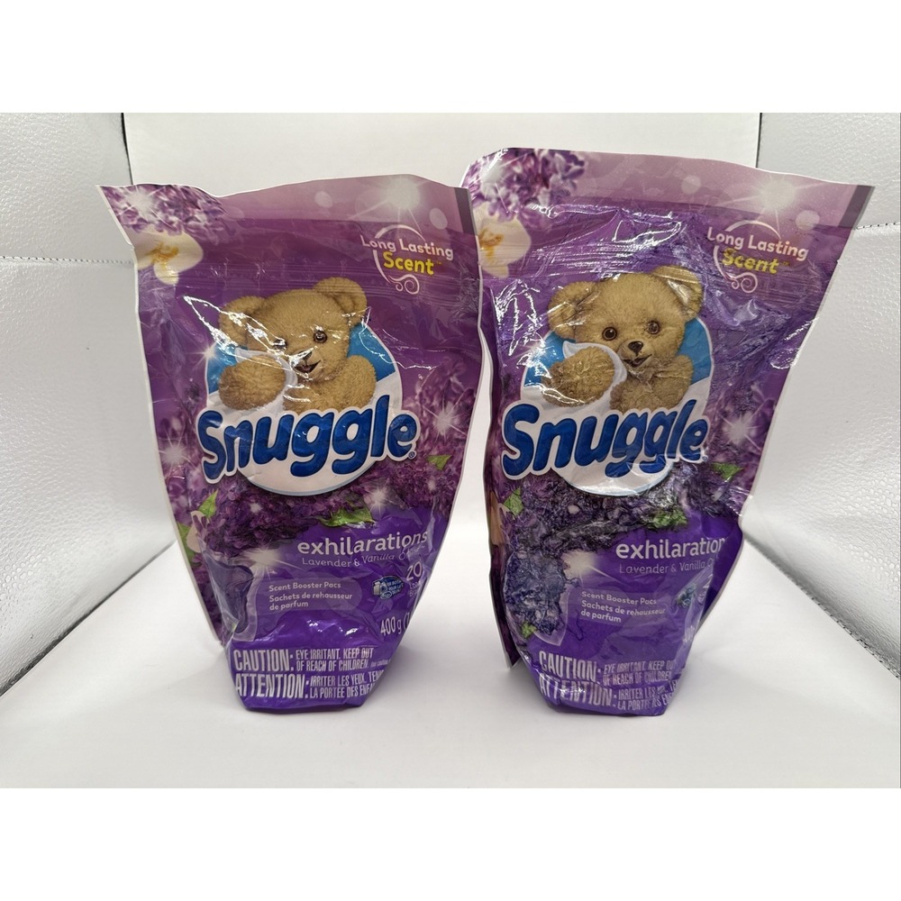 Snuggle Exhilarations  Laundry Scent Booster 20‎ Pac Lavender Vanilla  Lot Of 2